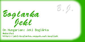 boglarka jekl business card